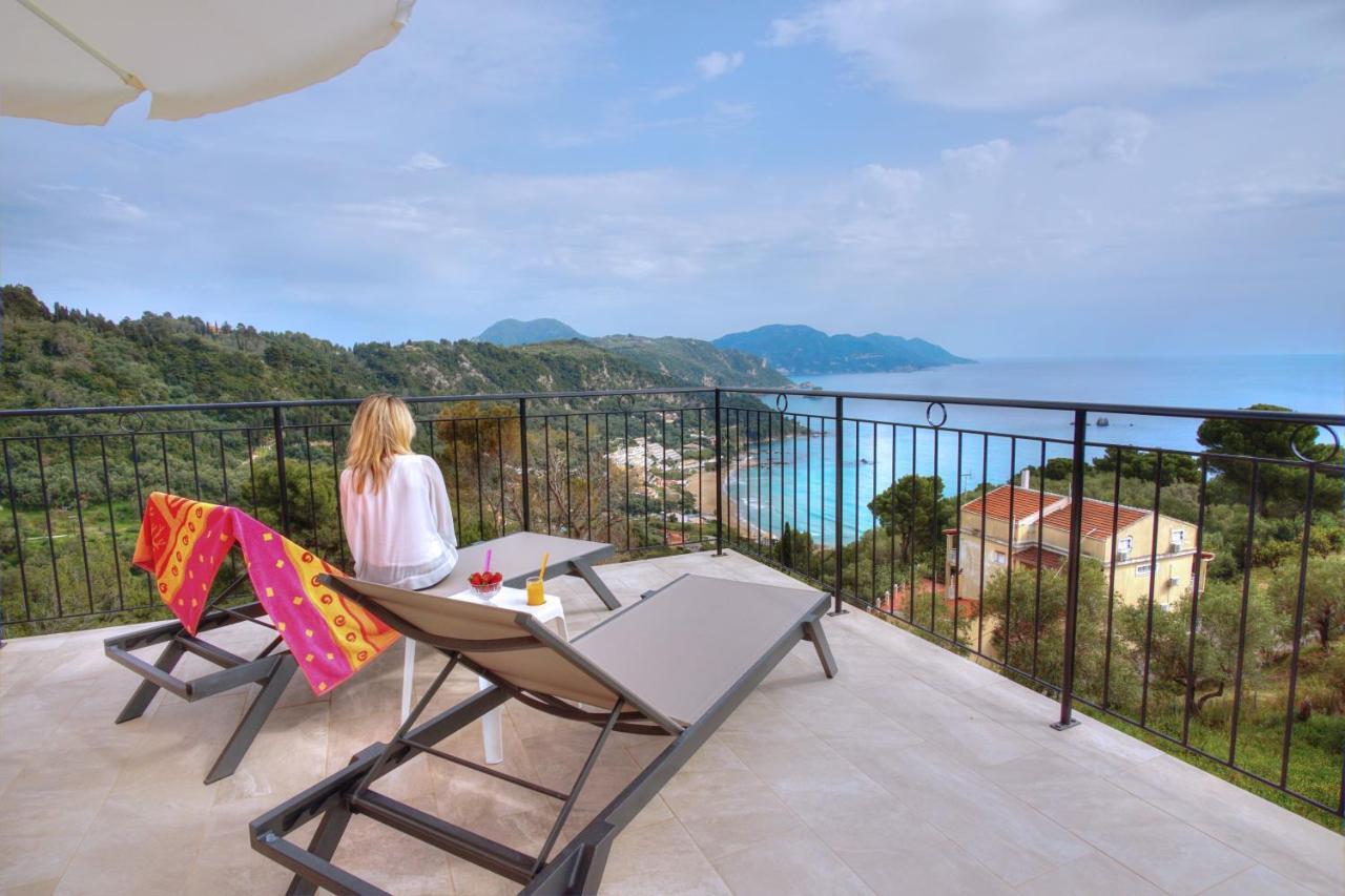 Sweet Apricot Apartment Pelekas Bagian luar foto