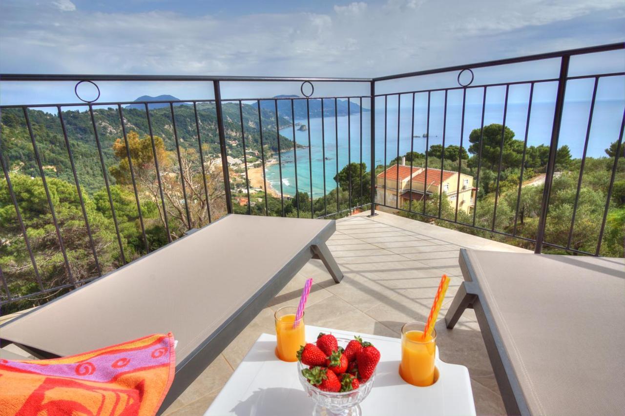 Sweet Apricot Apartment Pelekas Bagian luar foto