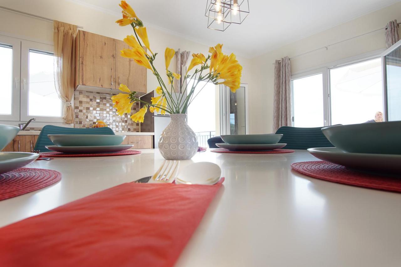 Sweet Apricot Apartment Pelekas Bagian luar foto