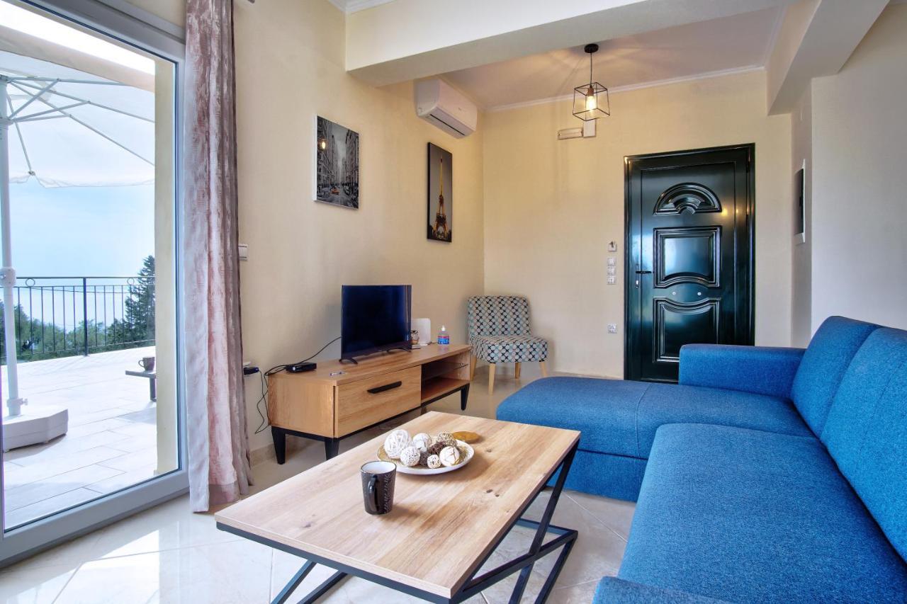 Sweet Apricot Apartment Pelekas Bagian luar foto