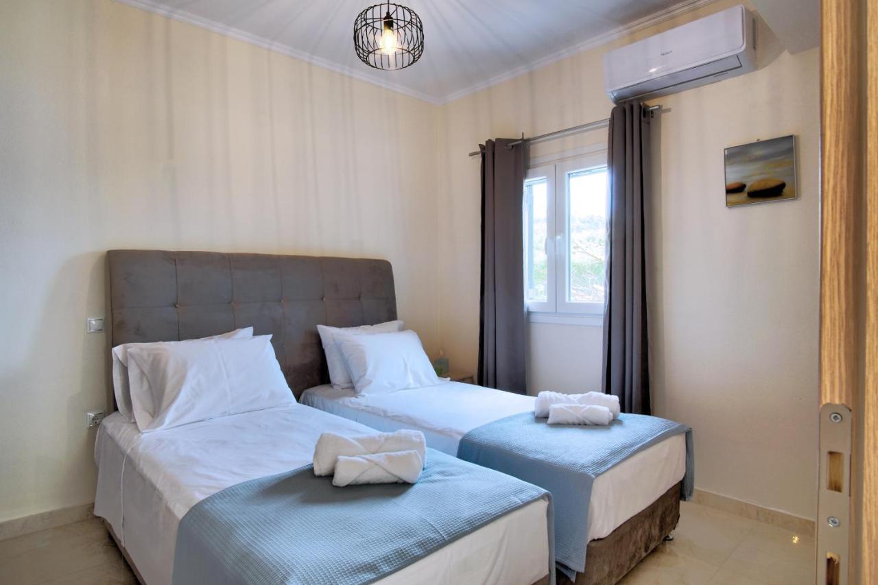 Sweet Apricot Apartment Pelekas Bagian luar foto