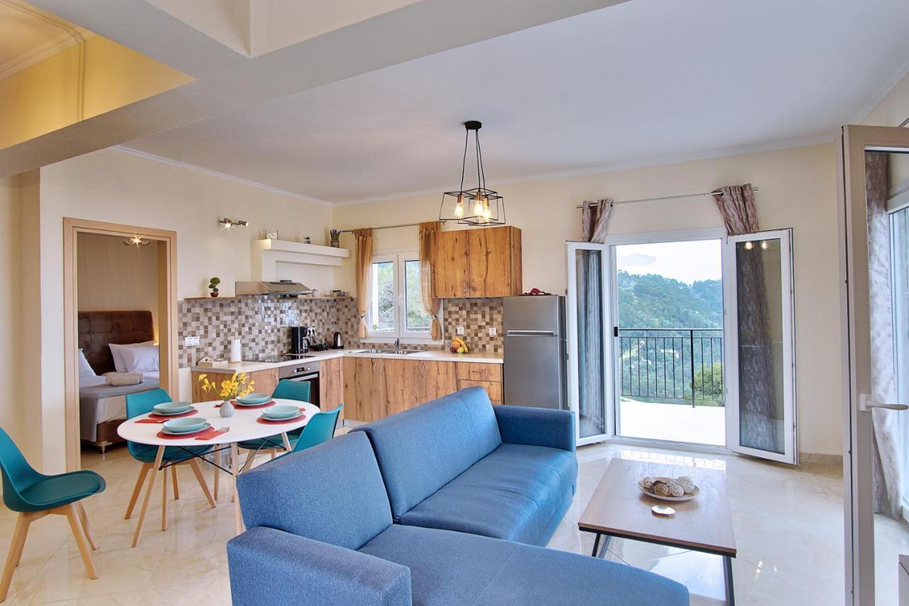 Sweet Apricot Apartment Pelekas Bagian luar foto