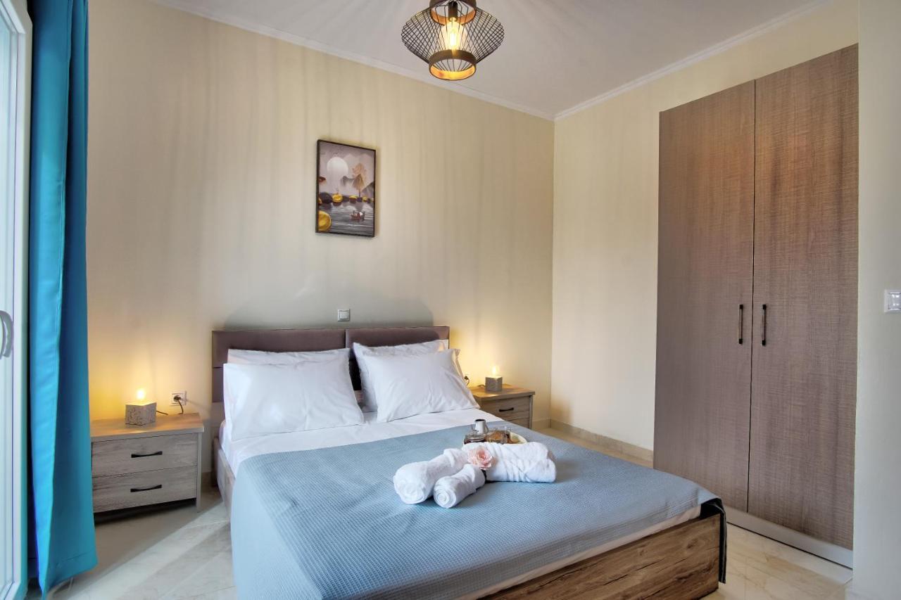 Sweet Apricot Apartment Pelekas Bagian luar foto